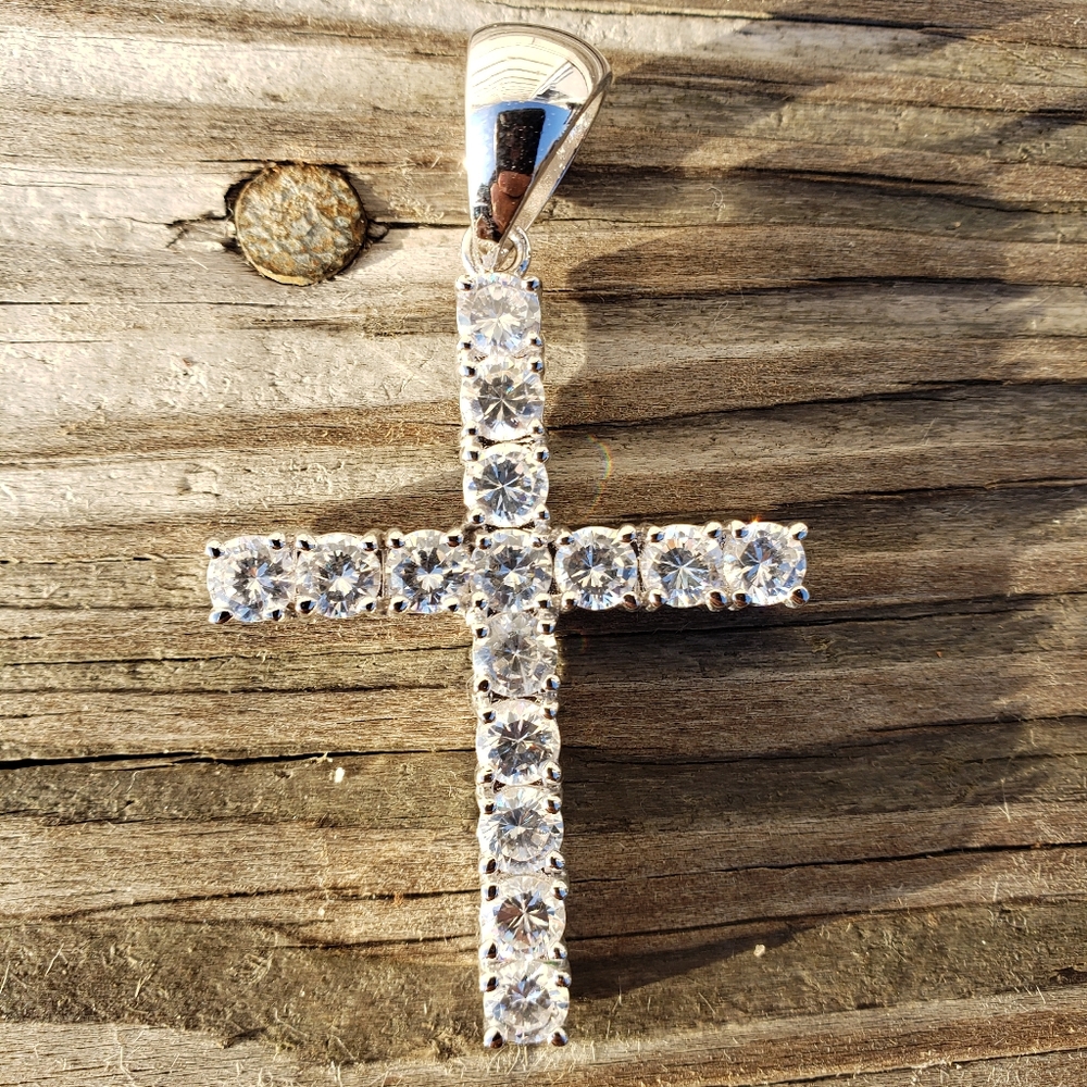 Mens cross pendant